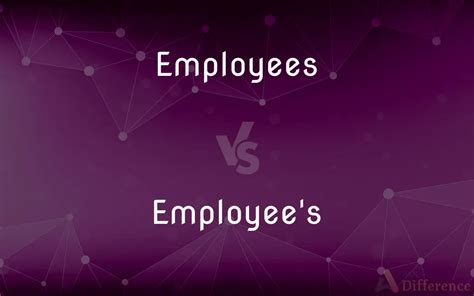 employee's vs employees' grammar.